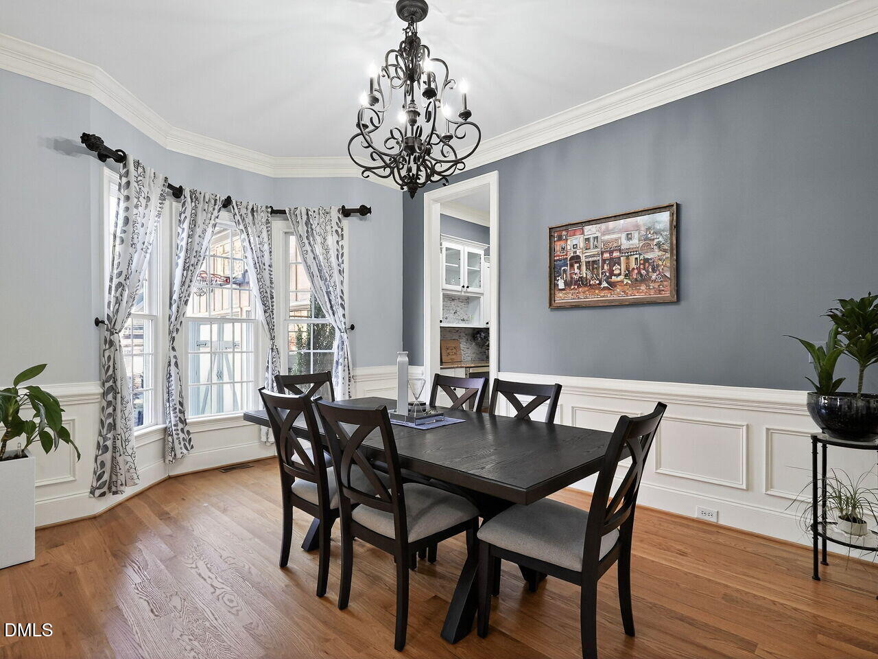104 River Run Road Durham, NC 27712 - Photo 8 of 41 a view of a dining room with furniture window and wooden floor