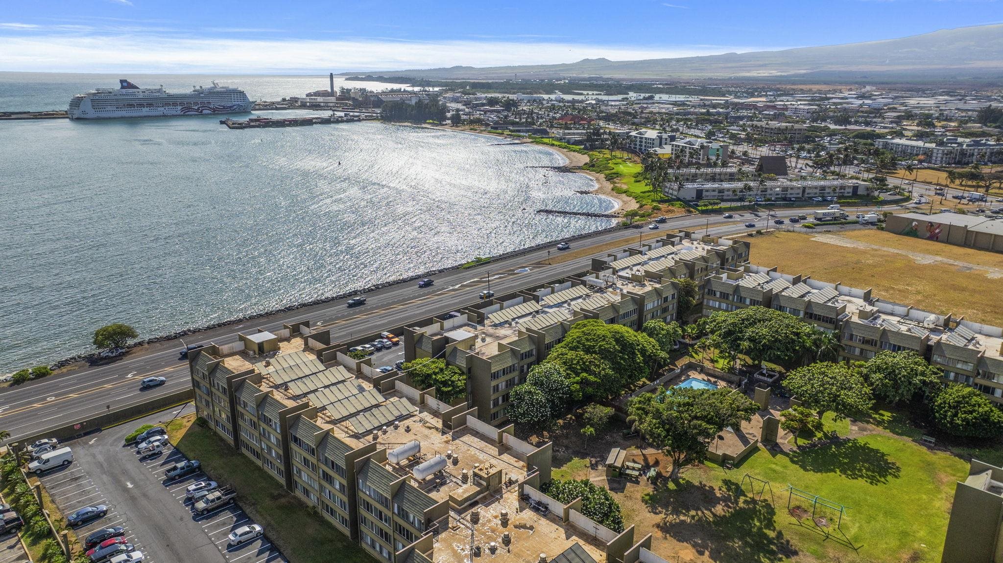 111 Kahului Beach Road, Unit A310 Kahului, HI 96732 - Photo 23 of 24 a view of a city and ocean view