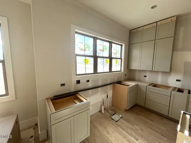 a room with storage and utility