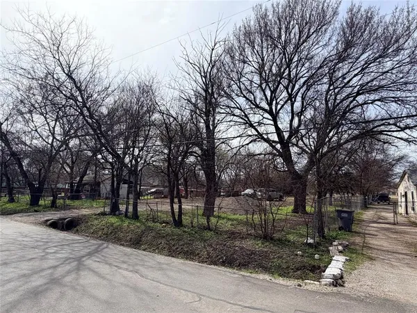 a view of street with trees