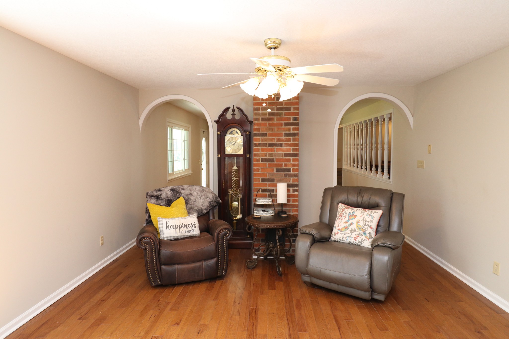 4753 Akersville Road Lafayette, TN 37083 - Photo 14 of 50 a living room with furniture and wooden floor