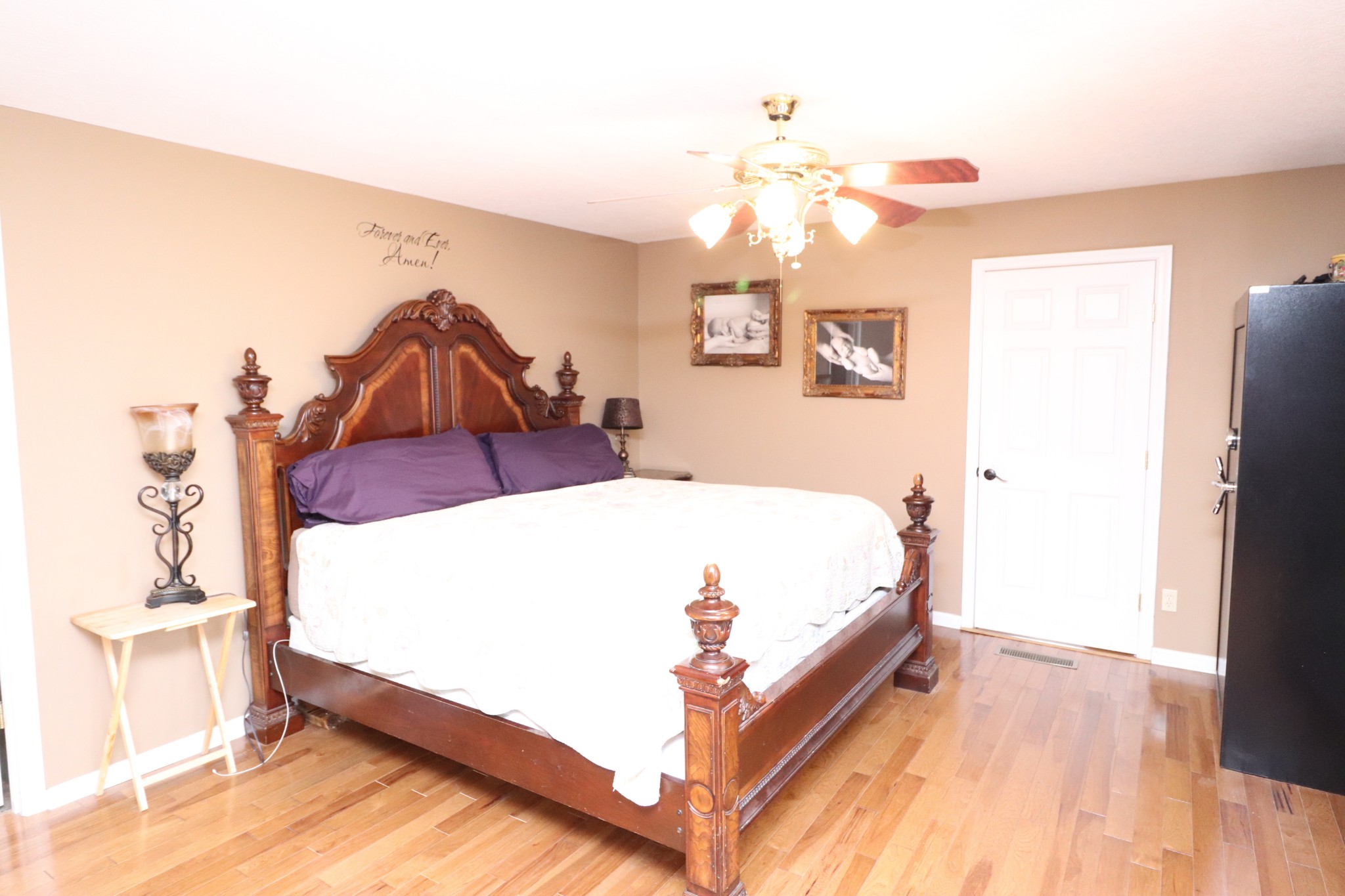 4753 Akersville Road Lafayette, TN 37083 - Photo 18 of 50 a bed room with a bed and a window