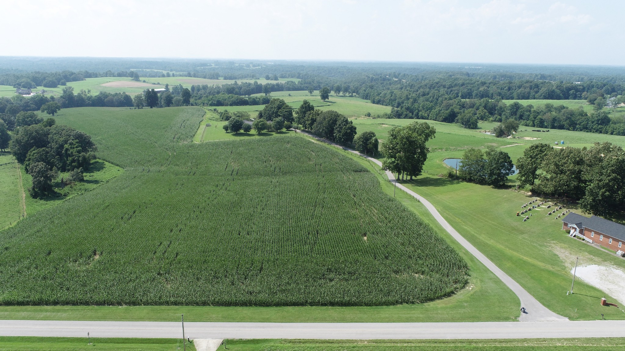 4753 Akersville Road Lafayette, TN 37083 - Photo 44 of 50 an aerial view of a garden