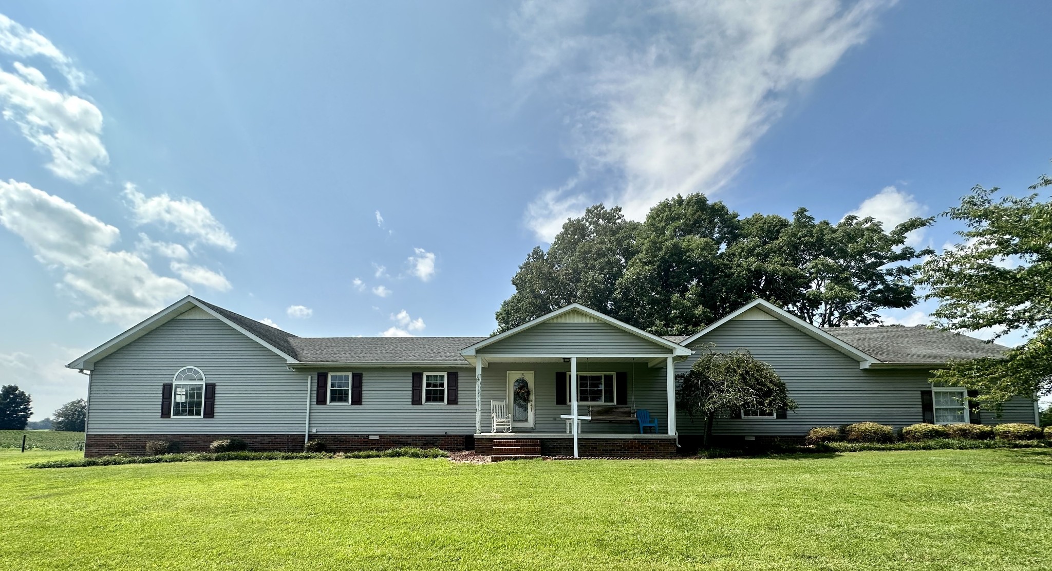 4753 Akersville Road Lafayette, TN 37083 - Photo 50 of 50 a front view of house with yard and green space