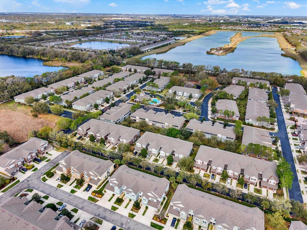 10228 Red Currant Court Riverview, FL 33578 - Photo 36 of 37 an aerial view of residential building with outdoor space