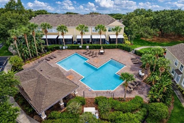 10228 Red Currant Court Riverview, FL 33578 - Photo 6 of 37 an aerial view of a house with garden space and street view