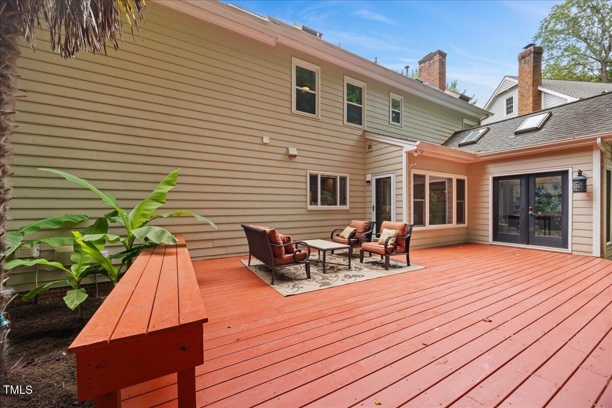 7808 Sandy Bottom Way Raleigh, NC 27613 - Photo 33 of 41 Large Deck