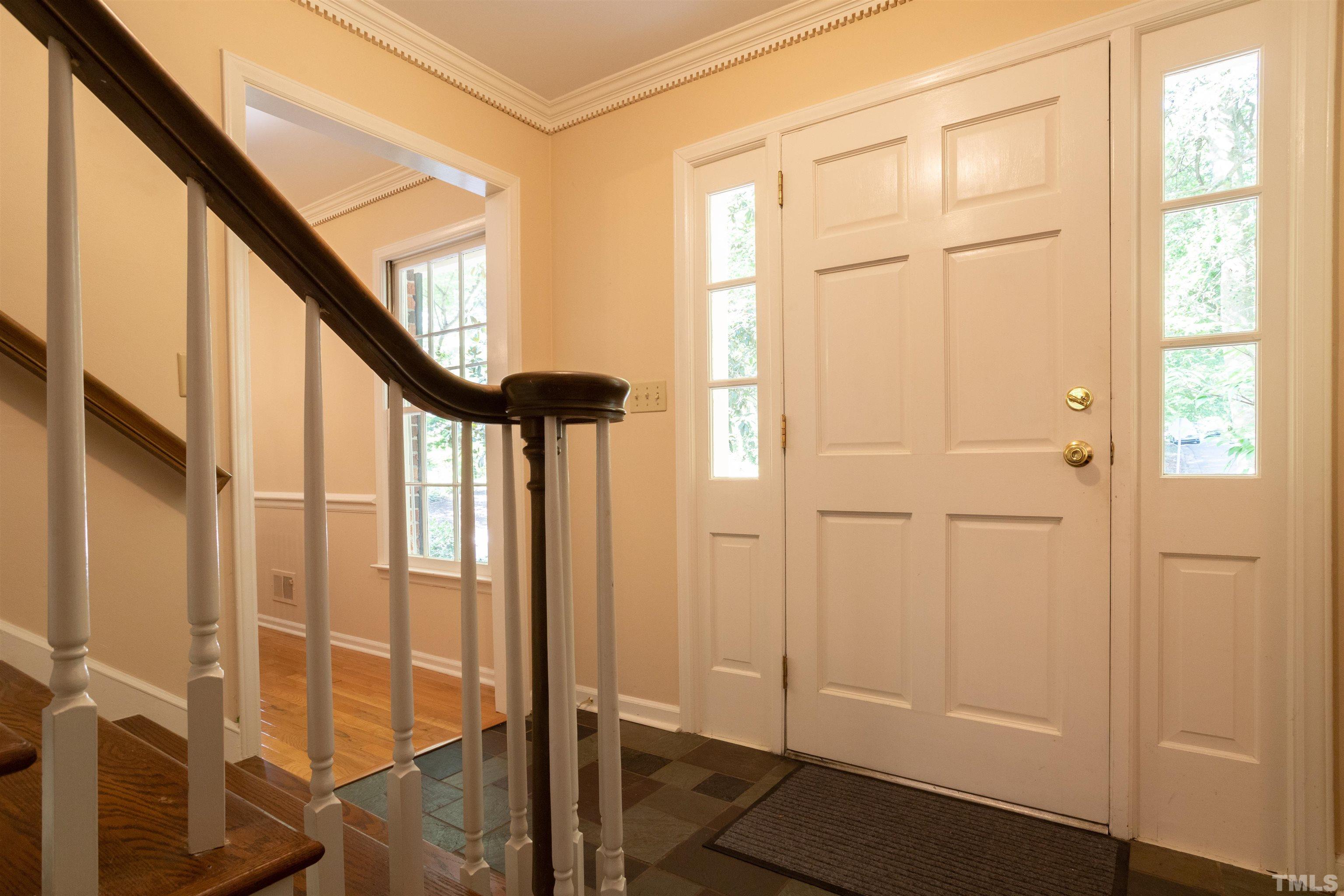 4324 Oak Park Road Raleigh, NC 27612 - Photo 5 of 33 a view of an entryway with a door