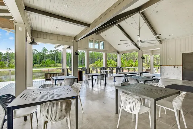 a view of outdoor space with entertaining space