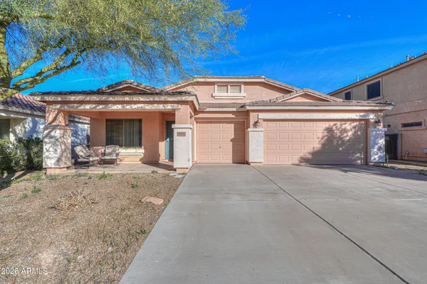 a view of a house with a patio