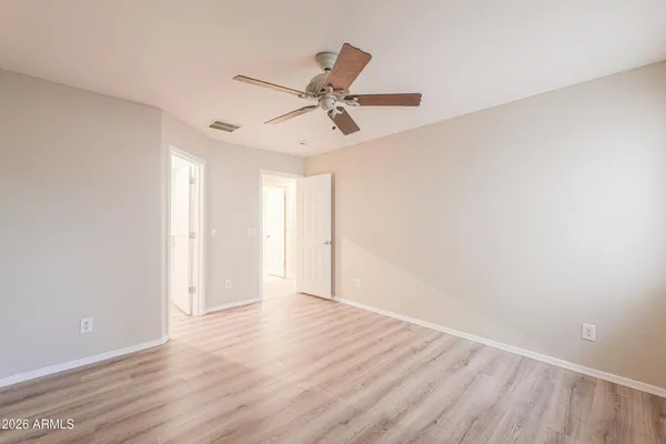 wooden floor in an empty room