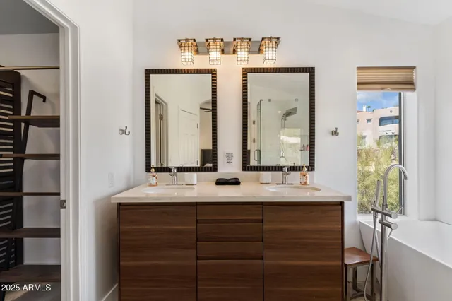 a view of a city with tall buildings