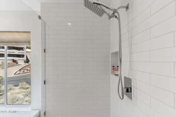 a balcony with an outdoor space