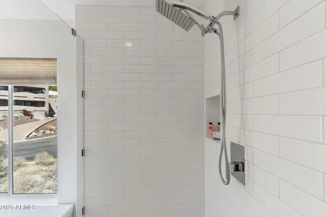 a balcony with an outdoor space