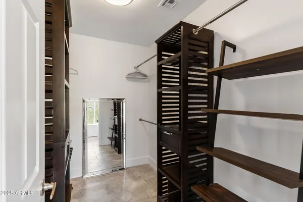 a view of a lake with a city