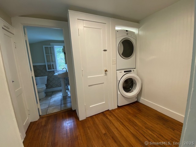 623 Elm Street Monroe, CT 06468 - Photo 12 of 22 a view of a storage & utility room with wooden floor