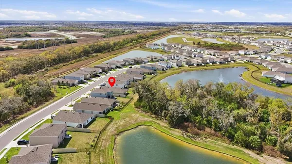 a view of a city with an ocean