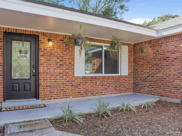 a view of front door