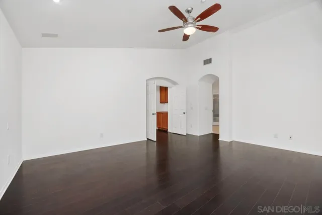 wooden floor in an empty room