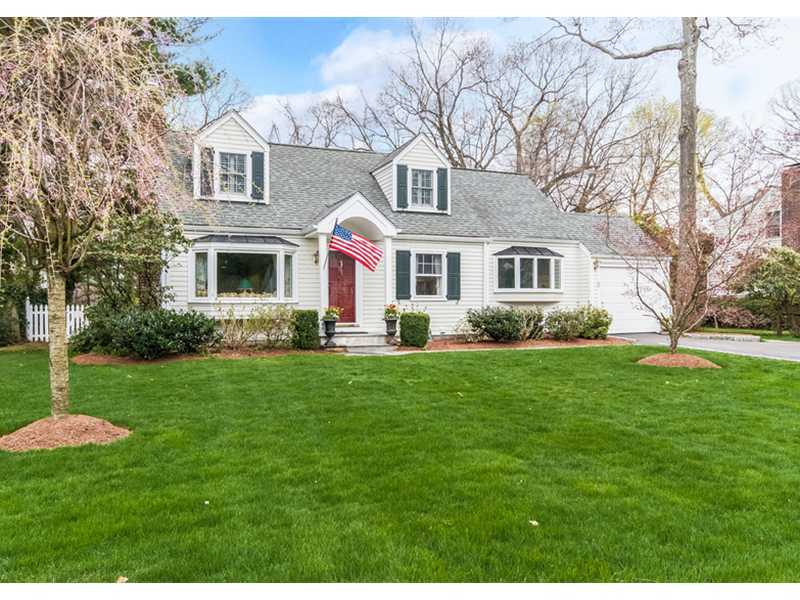 15 Old Stone Road Darien, CT 06820 - Photo 1 of 22 a front view of house with yard and green space