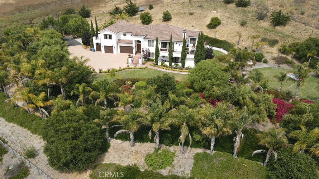 775 Riata Lane Nipomo, CA 93444 - Photo 36 of 48 an aerial view of a house with a yard