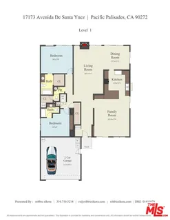 $2,195,000 | 17173 Avenida De Santa Ynez, Pacific Palisades, CA 90272