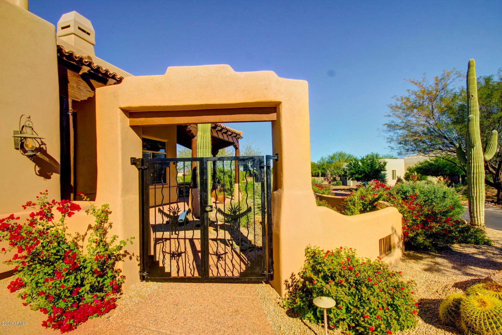 27114 North Sycamore Court Rio Verde, AZ 85263 - Photo 7 of 79 Front Courtyard Gate