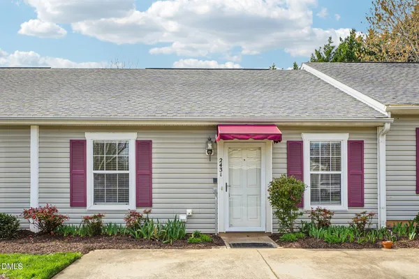 a view of a entryway door of the house