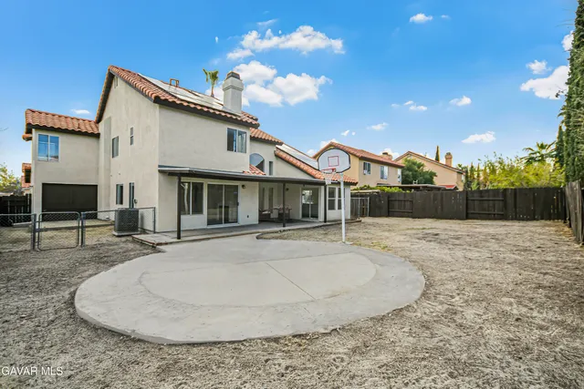 a front view of a house with entertaining space