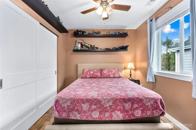 a room with storage and utility room