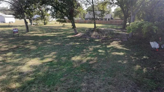 a view of yard with tree