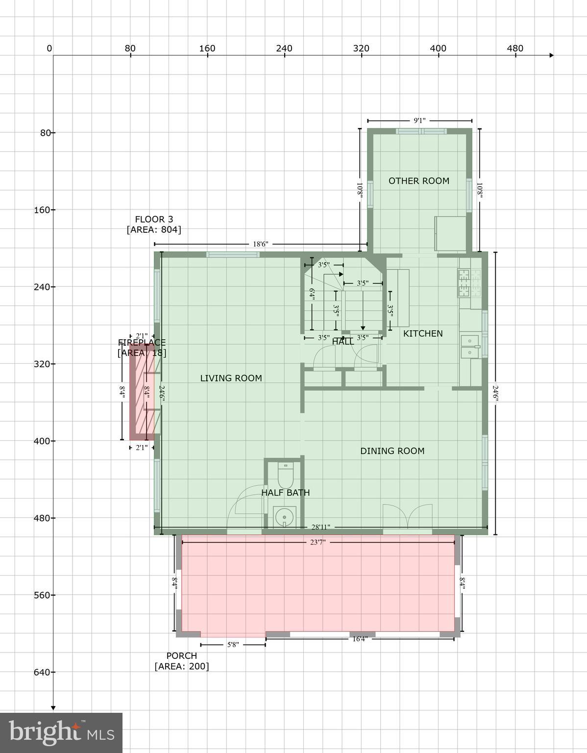 4130 Westview Road Baltimore, MD 21218 - Photo 42 of 45 GLA Floor Plan