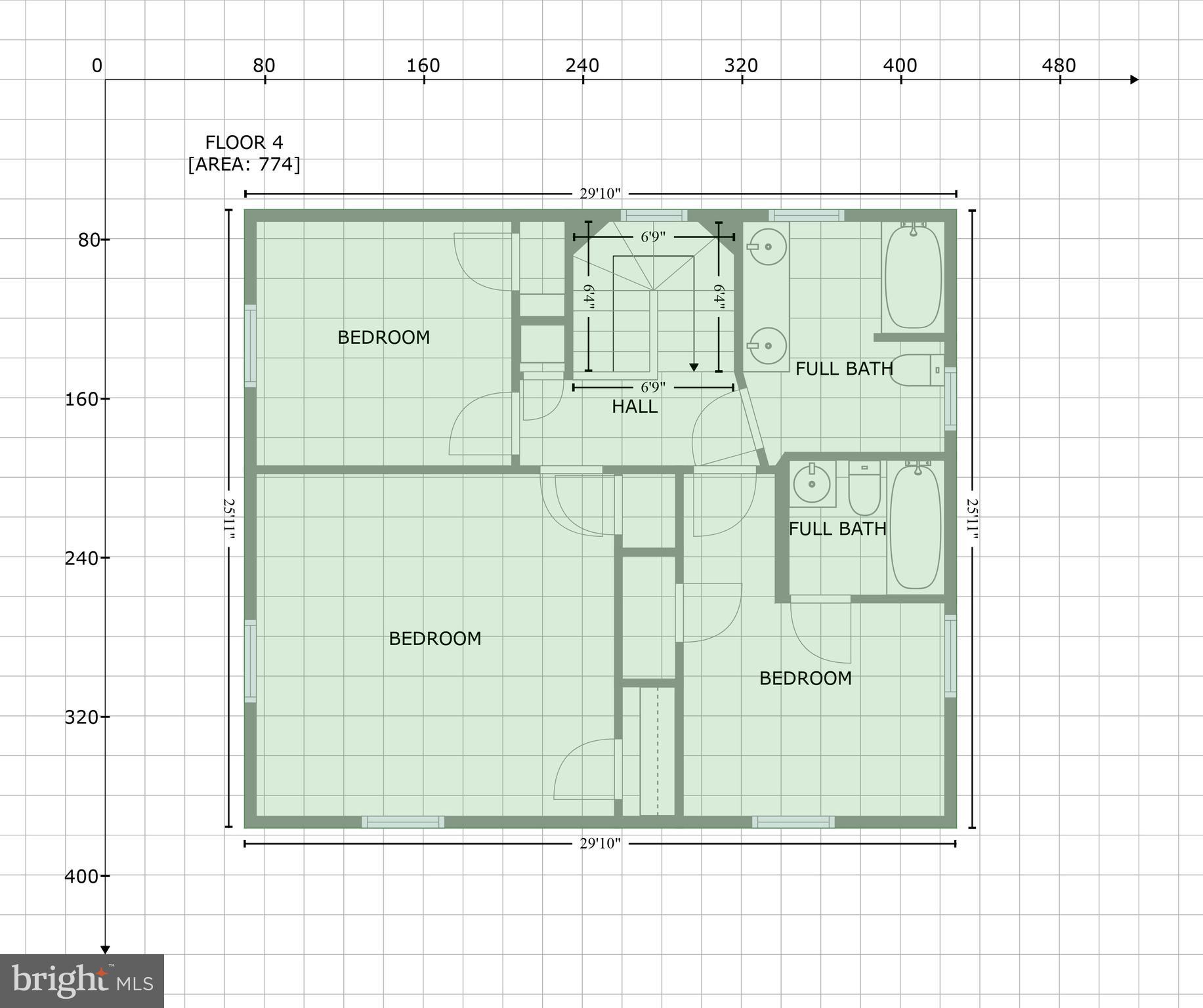 4130 Westview Road Baltimore, MD 21218 - Photo 43 of 45 GLA Floor Plan