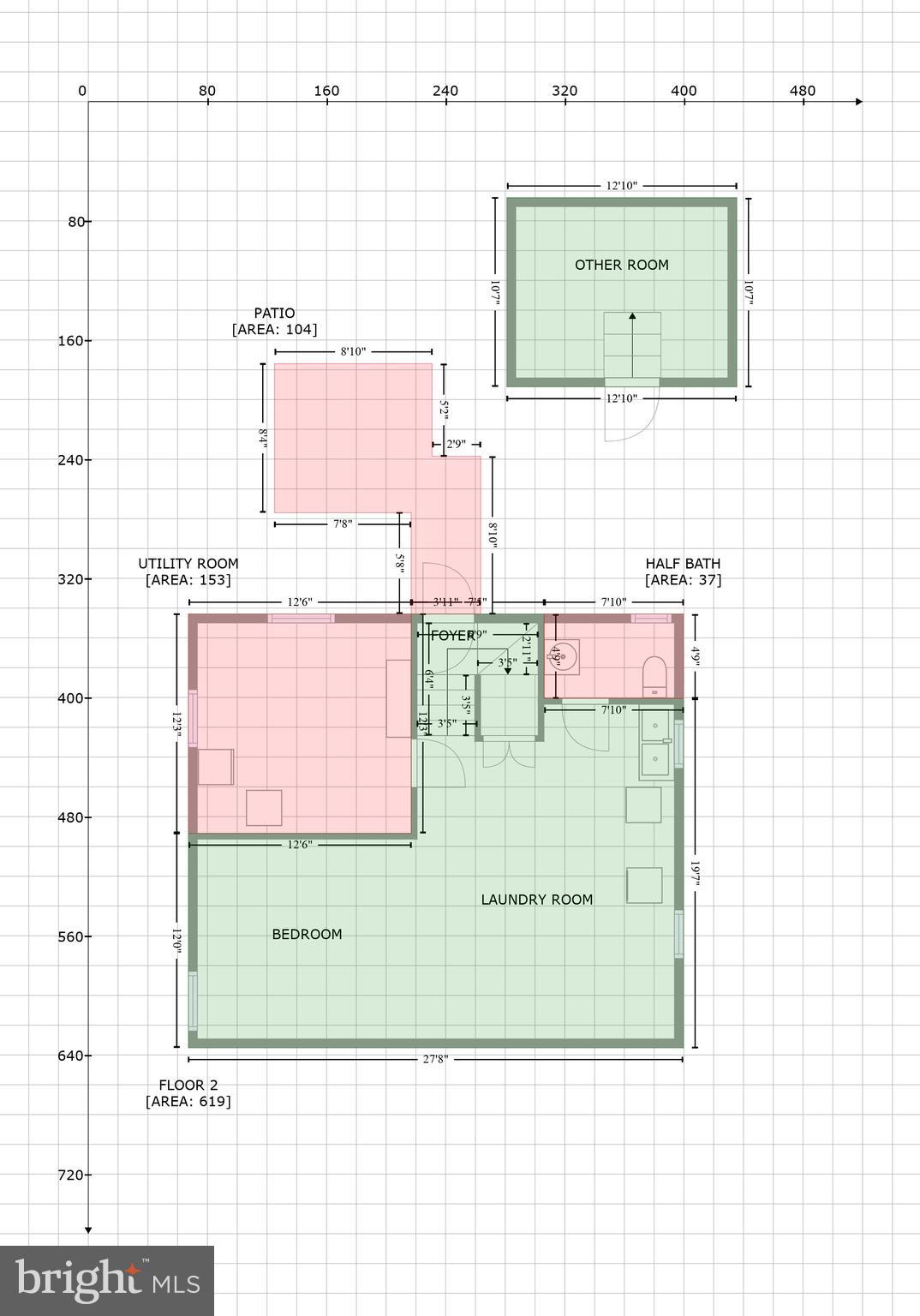4130 Westview Road Baltimore, MD 21218 - Photo 44 of 45 GLA Floor Plan