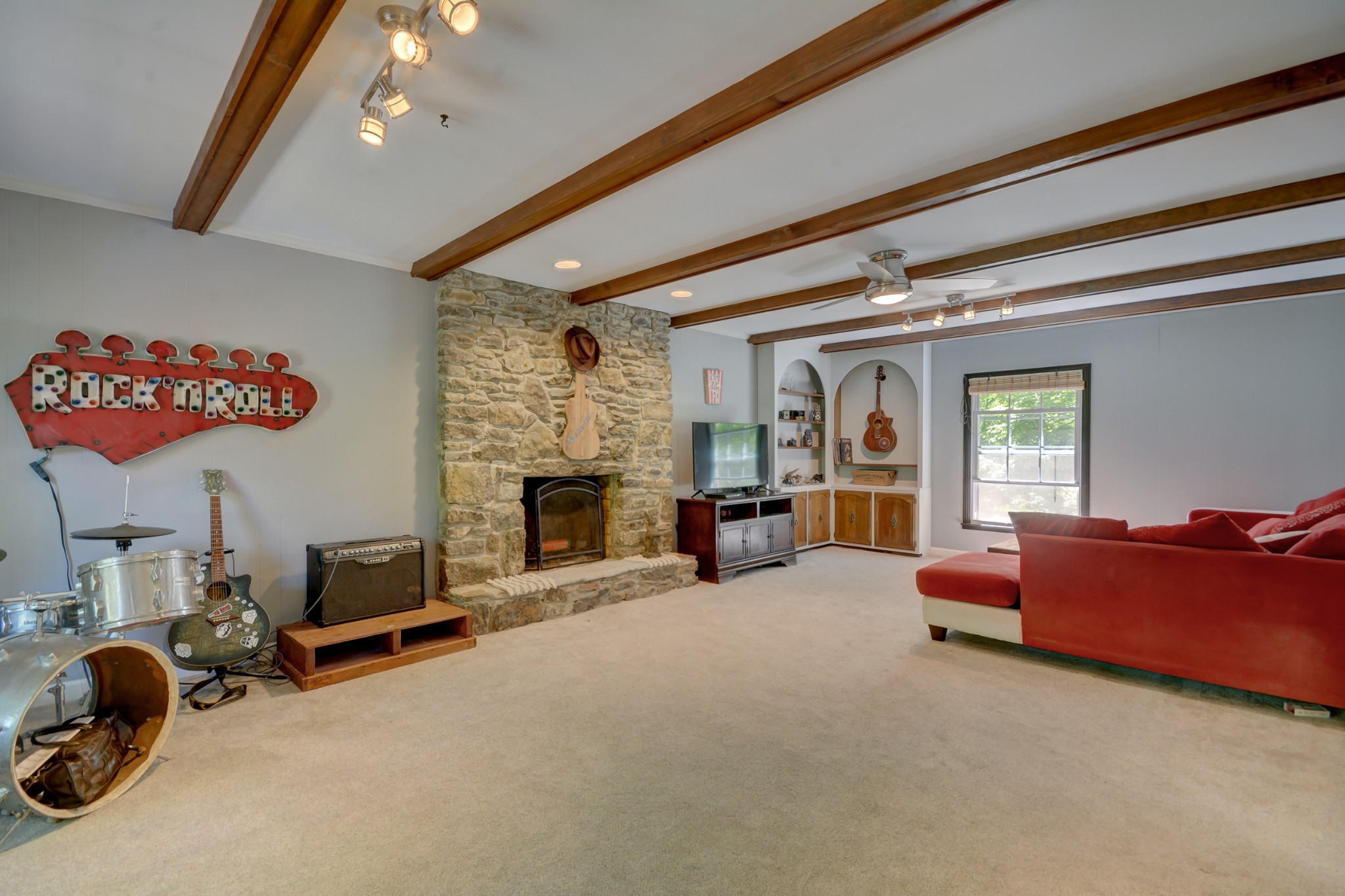 463 Walton Ferry Road Hendersonville, TN 37075 - Photo 18 of 37 a bedroom with furniture and a fireplace