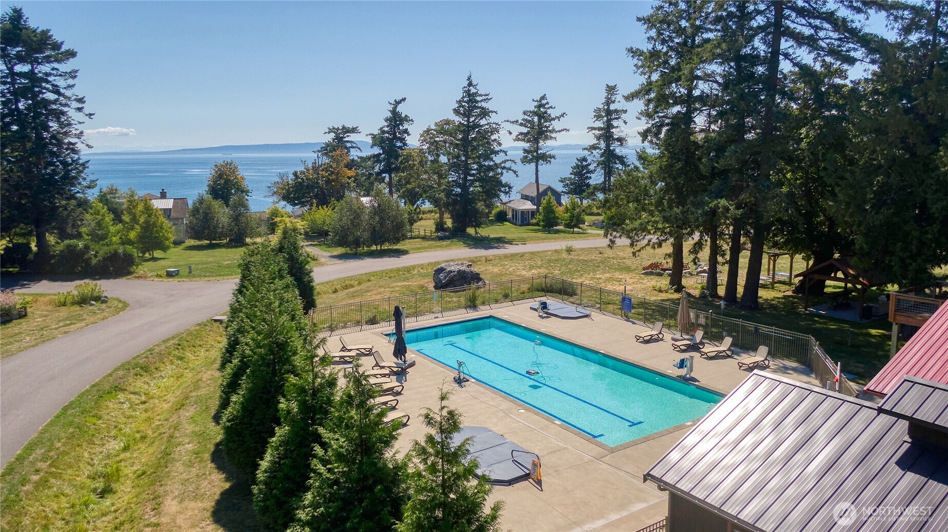 2128 Seabright Loop Point Roberts, WA 98281 - Photo 5 of 13 a view of a swimming pool with a patio