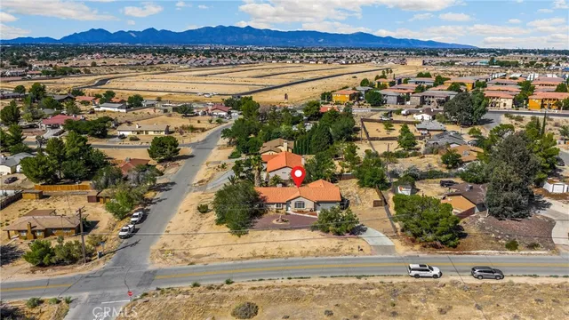an aerial view of city