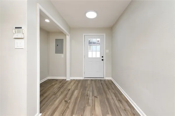 a view of a small space