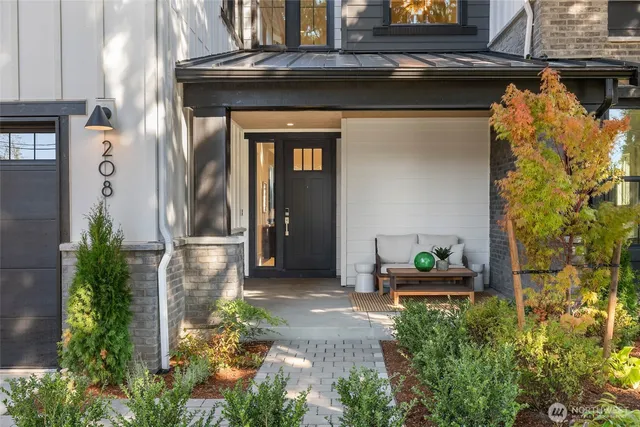 a view of front door of house