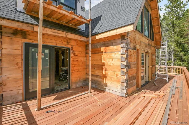 a view of balcony with staircase