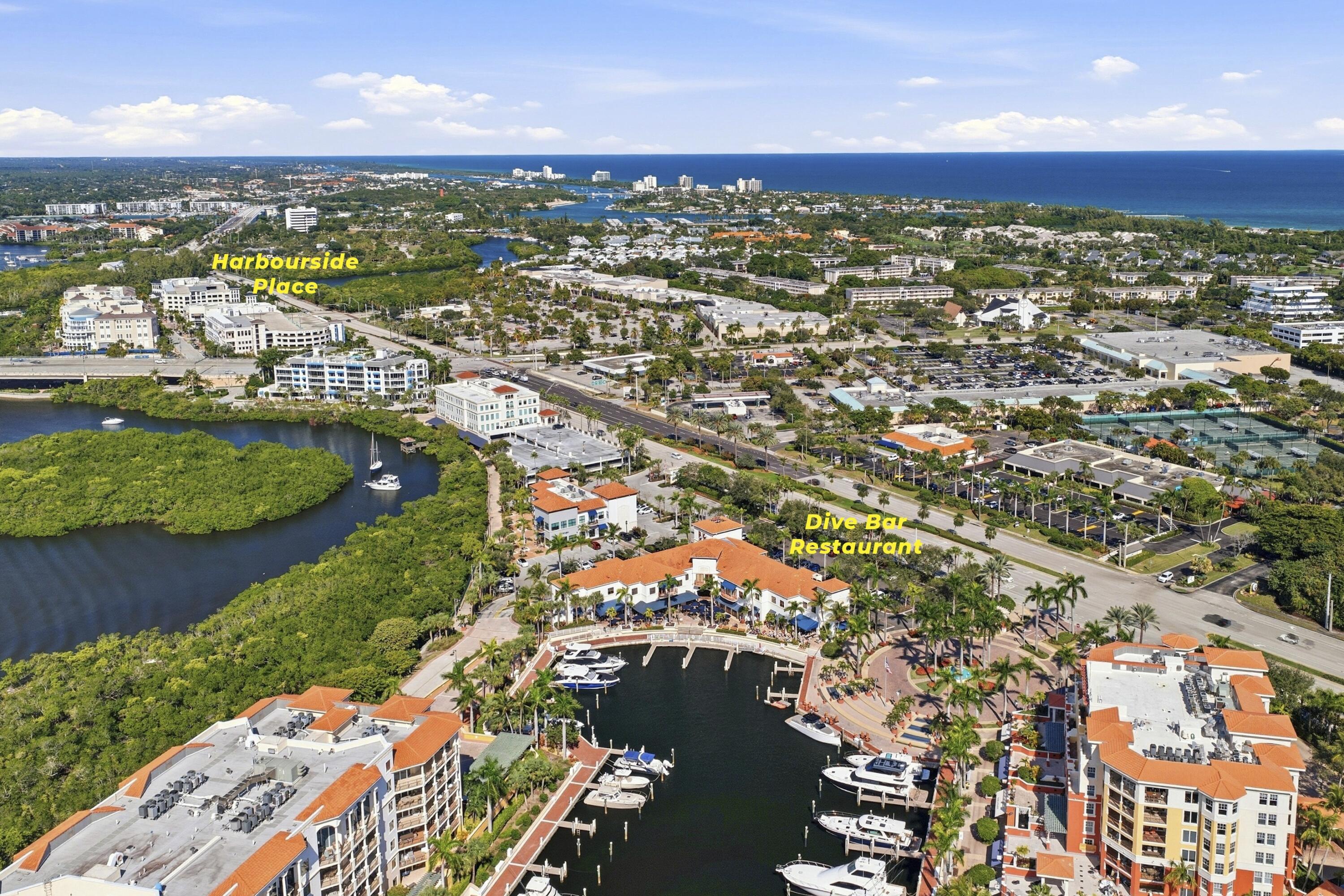 717 Highway 1, Unit 101 Jupiter, FL 33477 - Photo 24 of 27 Harbourside and Dive Bar Aerial