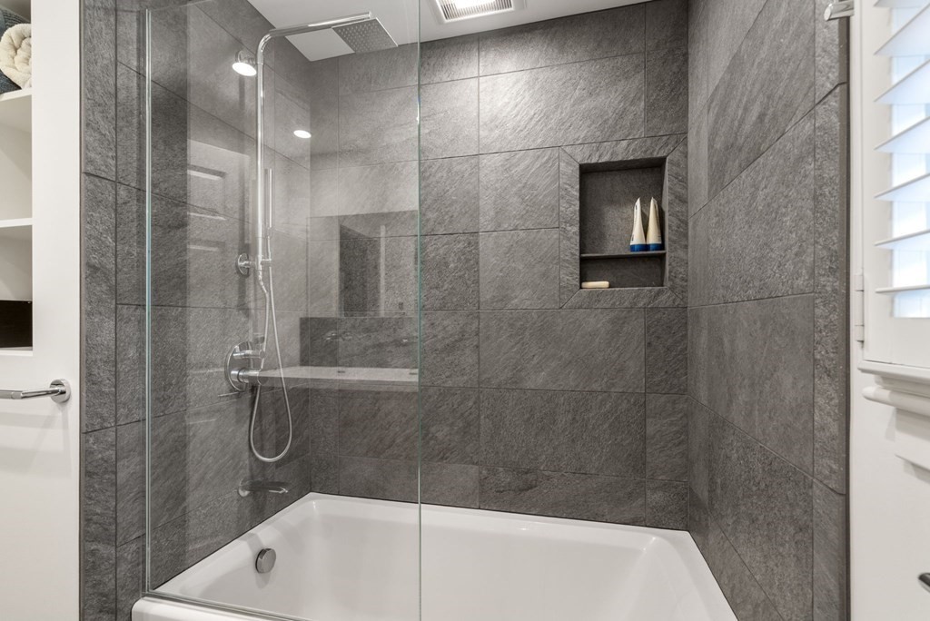 45 Upson Road Wellesley, MA 02482 - Photo 23 of 37 a bathroom with a shower and a sink