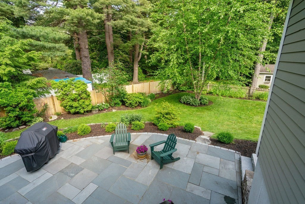 45 Upson Road Wellesley, MA 02482 - Photo 34 of 37 a view of a garden with potted plants