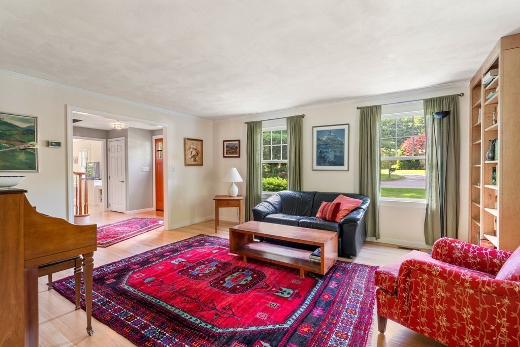 45 Upson Road Wellesley, MA 02482 - Photo 10 of 37 a living room with furniture rug and wooden floor