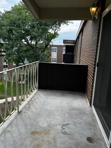 a view of balcony with outdoor space