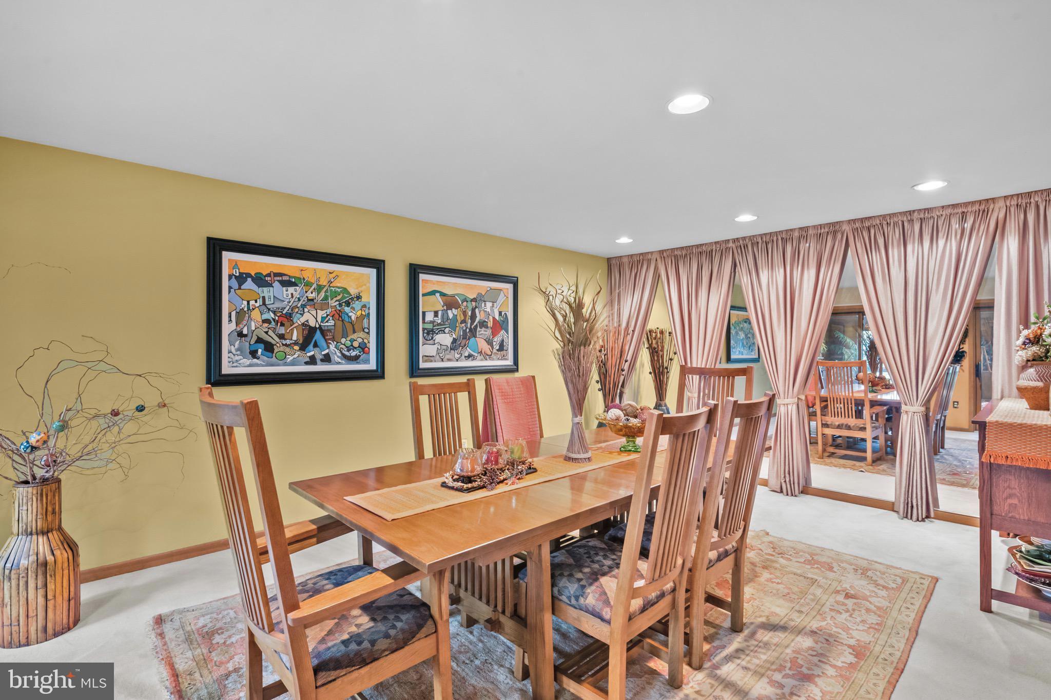 16 Golfview Lane Reading, PA 19606 - Photo 28 of 70 a view of a dining room with furniture and a large window