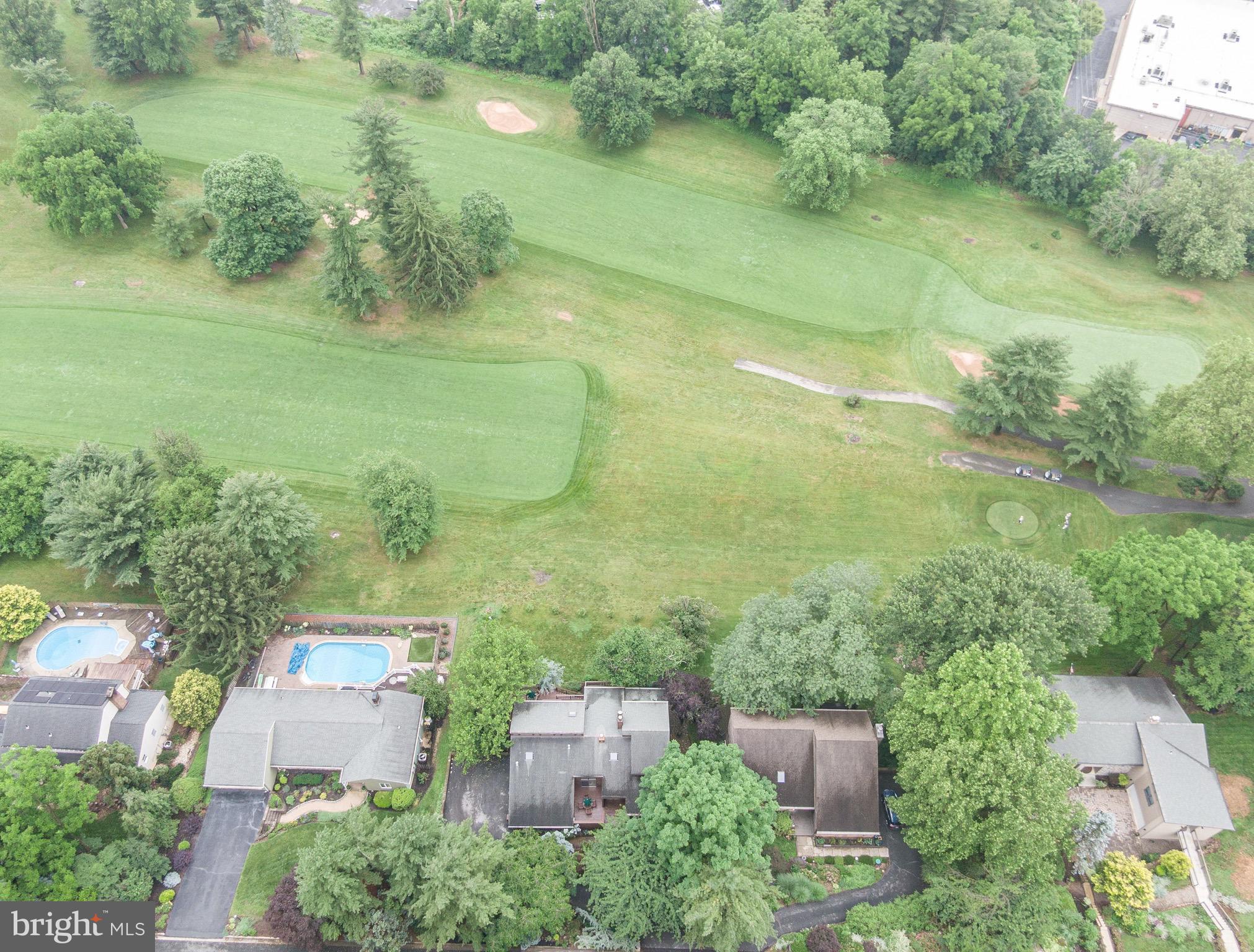 16 Golfview Lane Reading, PA 19606 - Photo 65 of 70 an aerial view of residential houses with outdoor space and trees all around