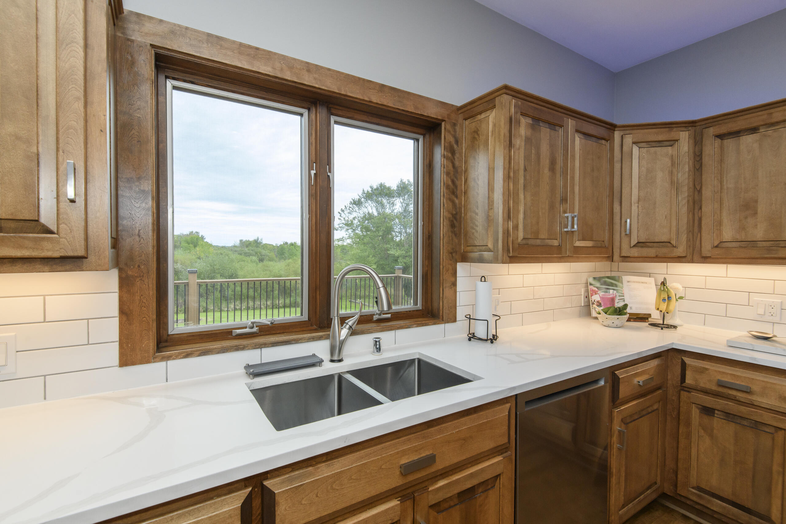 1326 Two Rivers Court Mukwonago, WI 53149 - Photo 19 of 66 Quartz counters & wooded view