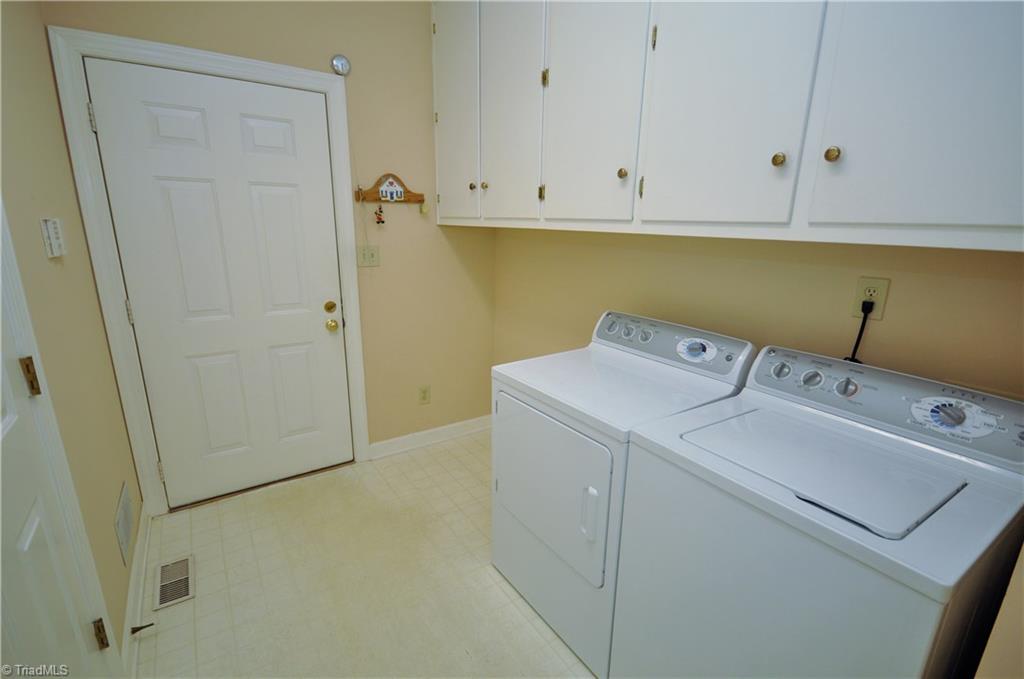 1718 Chickadee Point High Point, NC 27262 - Photo 29 of 30 Laundry Room with cabinets and large storage closet.