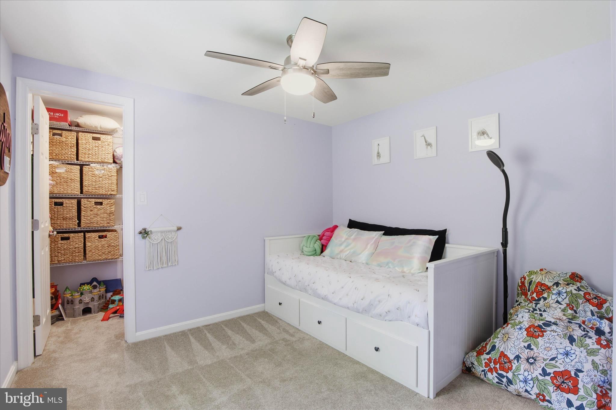 237 Delp Road Lancaster, PA 17601 - Photo 34 of 47 a bedroom with a bed and a chandelier
